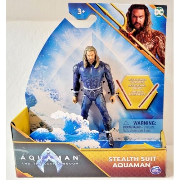 Hero/Villain‎ - 4pc DC Aquaman and The Lost Kingdom First 1st Edition 4" Figure - Picture 6 of 10